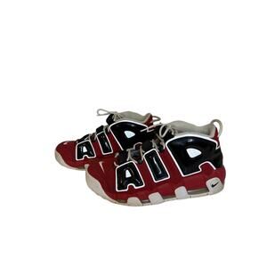 Nike Air More Uptempo Bulls Sneaker 2017 Mens Sz 10 Varsity Red Black 921948600